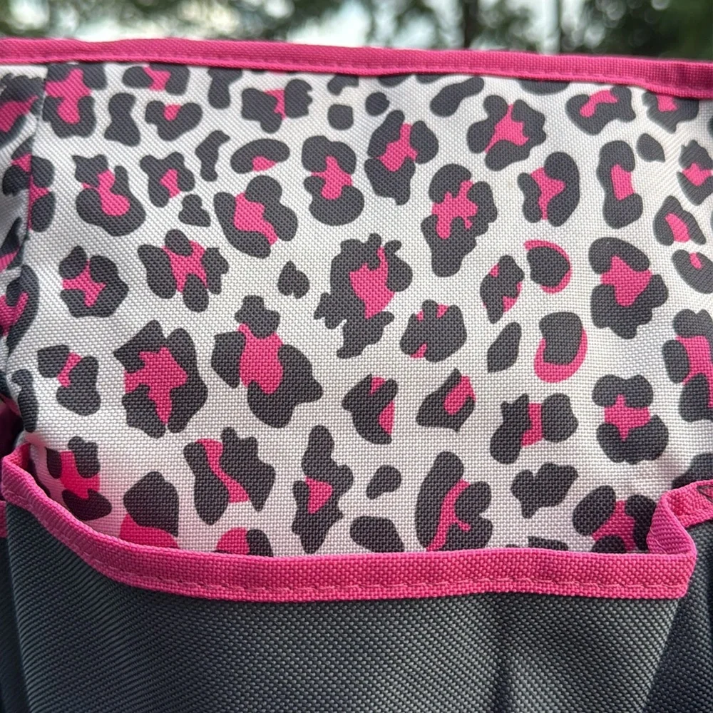 Carter's Leopard Print Baby Diaper & Travel Bag (Pink & Gray)(New With Tags)